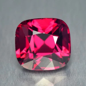 2.12Ct Cushion, Natural Vivid Pink Umbalite Garnet - Umba Mines Loose Gemstone - Picture 1 of 1