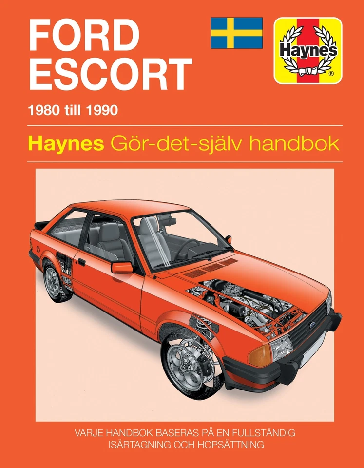 Ford Escort (1980-1990) Haynes Repair Manual (svenske utgava) - Image 1 of 2