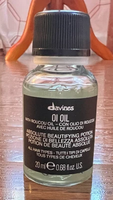 Aceite de OI Davines NUEVO todo tipo de cabello Poción absoluta tamaño de viaje 20 ml / 0,68 oz Foto 1 de 3