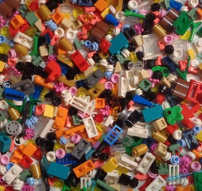 Lego Lote a granel de 1000 piezas pequeñas y pequeñas de detalles 1000 juguetes Foto 1 de 3