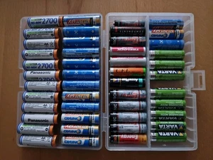 AA  Akku Sortiment 45 Stück - Bild 1 von 2