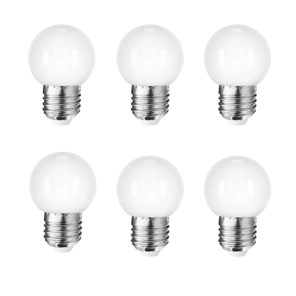 LED G14 Light Bulb 1w Soft White 3000k Not Dimmable Energy Saving Bulbs 10 Watt