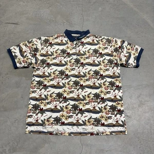 Camisa polo de golf Tabasco vintage para hombre grande con logotipo de salsa caliente - Imagen 1 de 8
