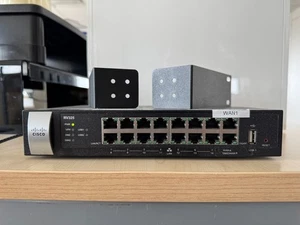 Cisco RV325 Gigabit Dual WAN VPN Router with Brackets & No PSU - Picture 1 of 5