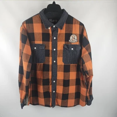 Eight 732 Shirt Mens 3XL Multi Plaid L/S Button Front Pockets - Image 1 of 4