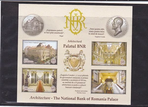Romania 2013 STAMPS National Bank palace MNH MS POST - Picture 1 of 1