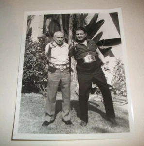 8X10 PHOTO PICTURE PROFESSIONAL WRESTLER COUNT BILLY VARGA  JIMMY McLARNIN BOXER - Picture 1 of 2