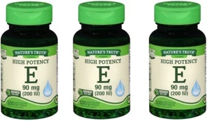 Nature's Truth Vitamins High Potency Vitamin E 100 Soft Gels (3 Pack) - Picture 1 of 1