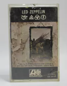 Led Zeppelin - IV: Zoso Atlantic Records Cassette Tape CS 19129 - Picture 1 of 6