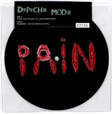 DEPECHE MODE - A PAIN THAT I’M USED TO UNPLAYED 7’’ PICTURE DISC MUTE BONG36 - Image 1 of 4