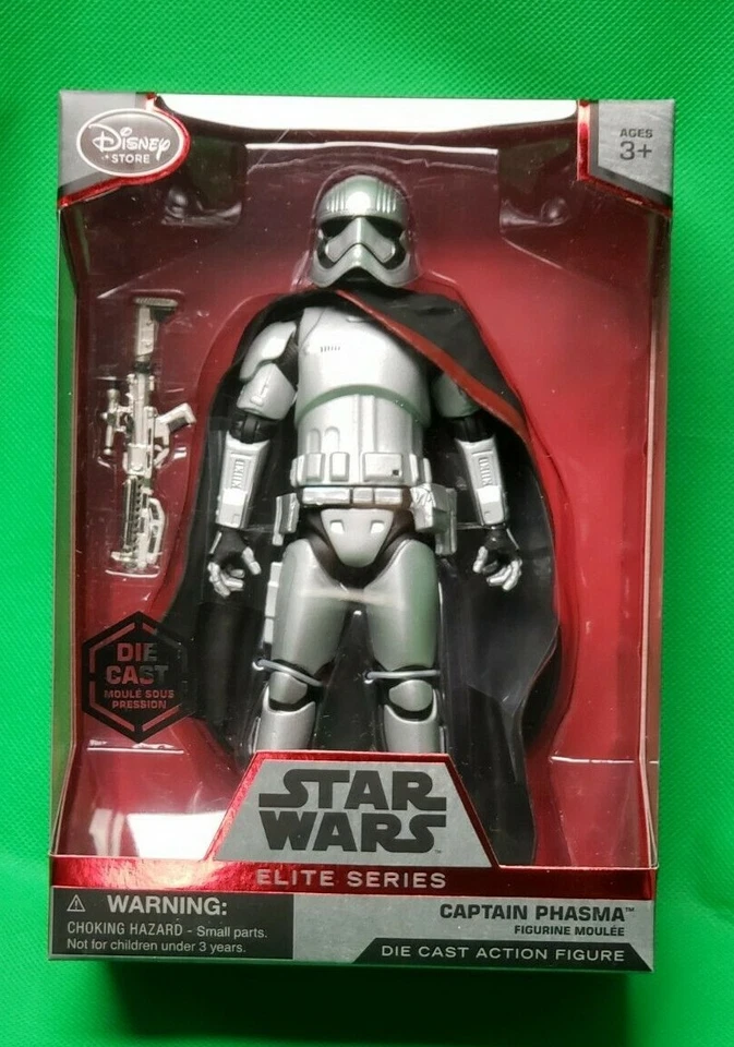 Star Wars Elite 2015 Captain Phasma Figure Die Cast Metal TFA Disney