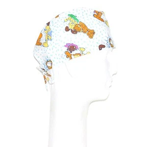 Garfield on White Theme Scrub Hat - Picture 1 of 1