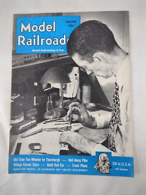 Modelo de ferrovia artesão setembro 1950 vol. 17 No. 9 (Q4) (8I) - Imagem 1 de 4