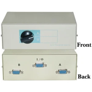 AB 2 Way Switch Box, DB9 Female 40D1-10602 - Picture 1 of 1
