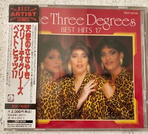 The Three Degrees - Best Hits 17 (CD) JAPAN OBI TECX-20705 !!!