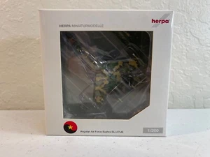HERPA ANGOLAN AIR FORCE SUKHOI SU-27UB 1/200 #551878 DIECAST PLANE - Picture 1 of 9