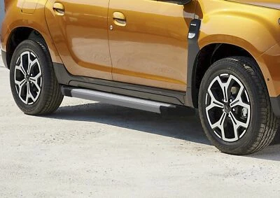 Pedane Laterale Sottoporta Alluminio Per Dacia Duster 2 2018-2024 Basic RIVAL
