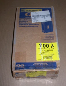 New Square D QO2100BNS 100 Amp 240v 1 Phase Circuit Breaker Enclosure NEMA 1 - Picture 1 of 7