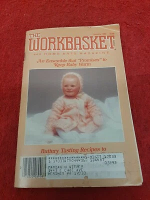 The Workbasket Magazine--Jan 1986 - Knit/Crochet/Tatting/Quilting/Recipe/Garden - Image 1 of 2