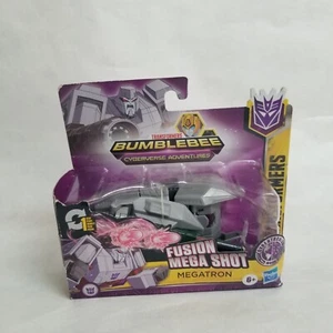 Transformers Bumblebee Cyberverse Adventures Megatron Fusion Mega Shot - NEW - Picture 1 of 6