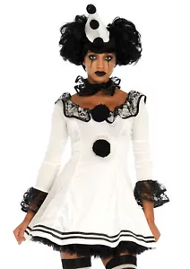 Leg Avenue 3 Stk. Pierrot Clown Kostüm Small/Medium - Bild 1 von 1
