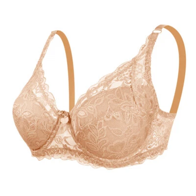 Sujetadores push up para damas Lencería sexy Encaje Sujetador con aros 30-44 AA ABC Foto 1 de 4