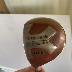 LH Taylor Made Titanium 10.5 Driver Taylor Plus Bubble Shaft 45½" - Picture 1 of 8