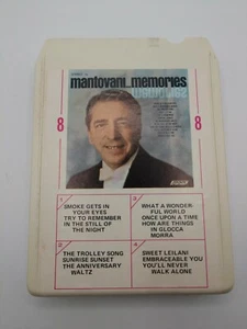 Mantovani Memories Mantovani and His Orchestra London Stereo 8 Track Cartridge - Picture 1 of 4