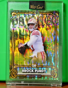 Brock Purdy 2023 Wild Card Alumination Psyched /15 49ers - Picture 1 of 3
