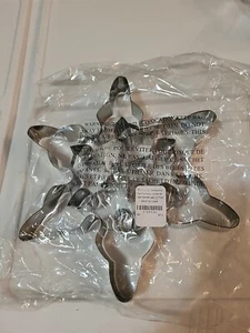 Williams Sonoma Riesen Weihnachten Schneeflocke Edelstahl Ausstecher - Bild 1 von 2
