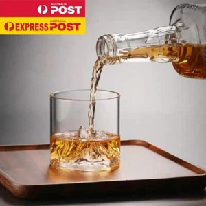 Mountain Japanese Style Whiskey Glass Mountain Cup Drinkware Gift Idea AUSTOCK - Picture 1 of 6