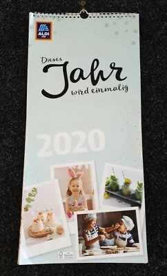 Alter Kalender Wandkalender ALDI 2020 ( Rezepte, Tipps u. Tricks ) - Bild 1 von 2