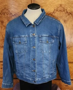 WOMAN WITHIN DENIM JEAN JACKET ~ 26W - Picture 1 of 5