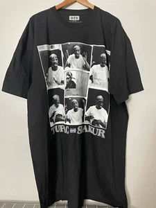 Vintage Y2K NWOT 2005 2Pac RIP Memorial Boot Shirt Rap Band Tee 3XL LOOK! - Picture 1 of 9