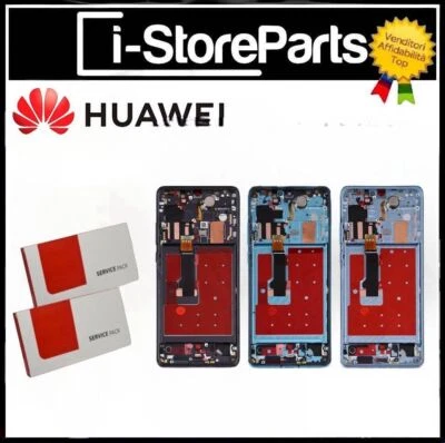 DISPLAY LCD TOUCH FRAME ORIGINALE SERVICE HUAWEI P30 PRO VOG-L29 L09 SCHERMO - Immagine 1 di 4