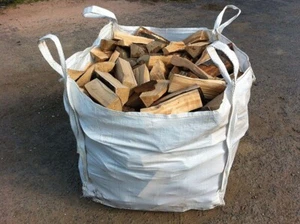 Tonne Bag of Mixed Cut & Split Wood - Picture 1 of 1