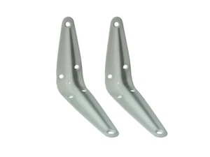 New 100 X Shelf Support Brackets White London Pattern 4 X 3 Inch 100 X 75mm - On - Picture 1 of 1