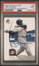 2005 Upper Deck SP Collection Tony Gwynn SP Authentic Auto /25 PSA 9! POP 1!