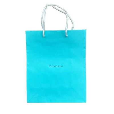 Authentic TIFFANY & CO. Paper Shopping Gift Bag ~9.5 x 8 x 4in - Image 1 of 4