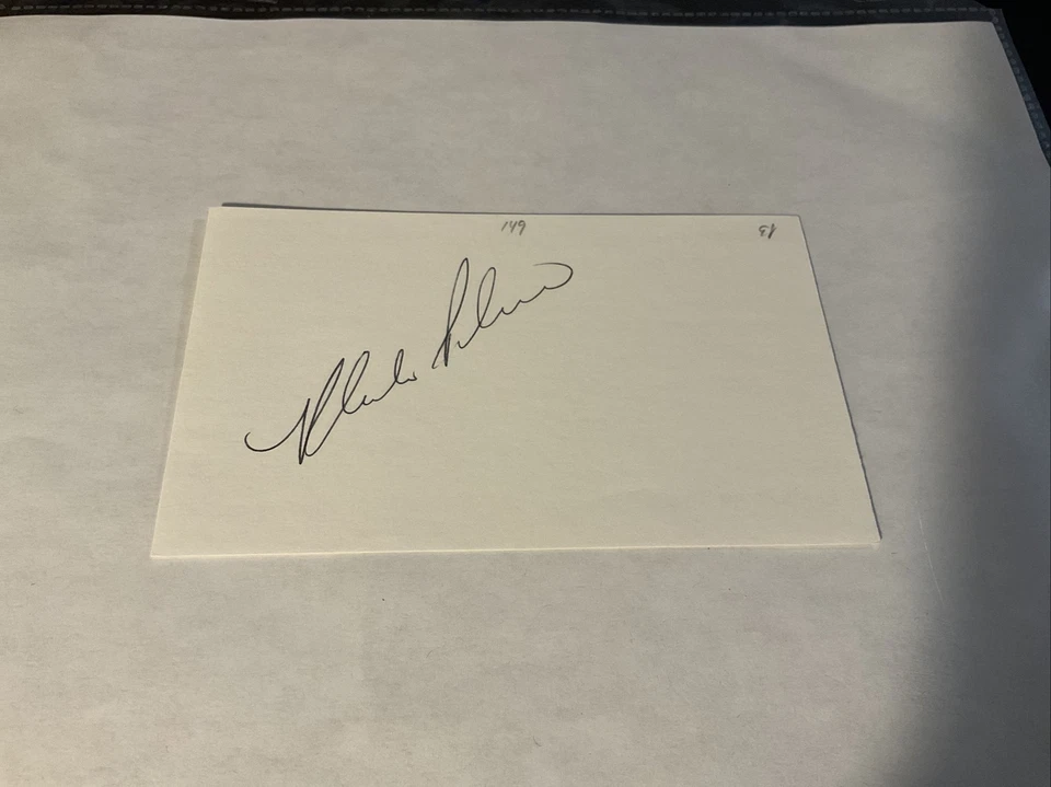 Tarjeta índice 3x5 autógrafo firmado por Plácido Polanco de los Cardenales Filis de colección Foto 1 de 1