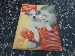 FEB 20 1947 WESTERN FAMILY magazine Little Boy w/DOG