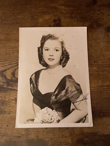 Shirley Temple - Foto Autografata - 5x7"" - Con Certificato di Autenticità! - Foto 1 di 10
