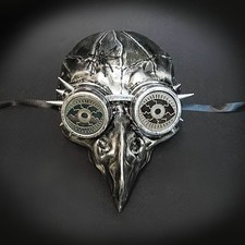 Steampunk Mask | Steampunk Plague Doctor Bird Masquerade Mask M39290S