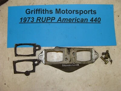 1973 RUPP American TR 440 40hp Tohatsu intake manifold mount - Image 1 of 4