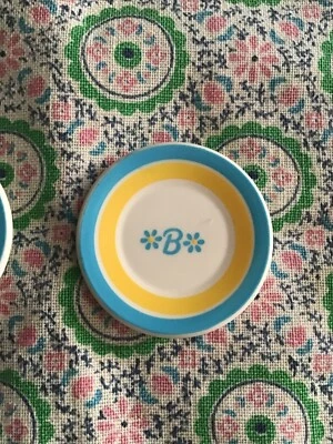 Juego de picnic Barbie Pretty Treasures 1995 #13760 muñeca Barbie platos de cena solamente Foto 1 de 3