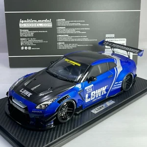 1/18 Ignition Model Nissan LB-WORKS Nissan GT-R R35 type 2 Blue IG2340 - Picture 1 of 1