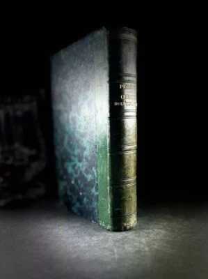 1839 Persoz Intro à la Chimie Moléculaire w/ Handwritten Note by Baudrimont - Image 1 of 4