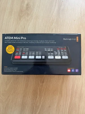 Blackmagic Design ATEM Mini Pro HDMI Video Production Studio NEW unused open box - Image 1 of 4
