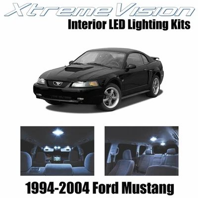 XtremeVision Interior LED for Ford Mustang 1994-2004 (5 PCS) Cool White - Image 1 of 4