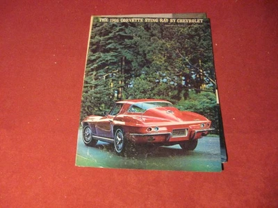 Chevy Corvette 1966 folleto de ventas folleto catálogo antiguo original Foto 1 de 4